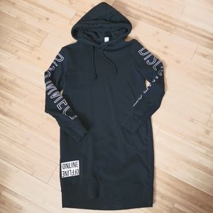 Black Hoodie Dress sz.XS